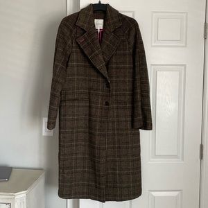 Avec les filles Plaid Coat